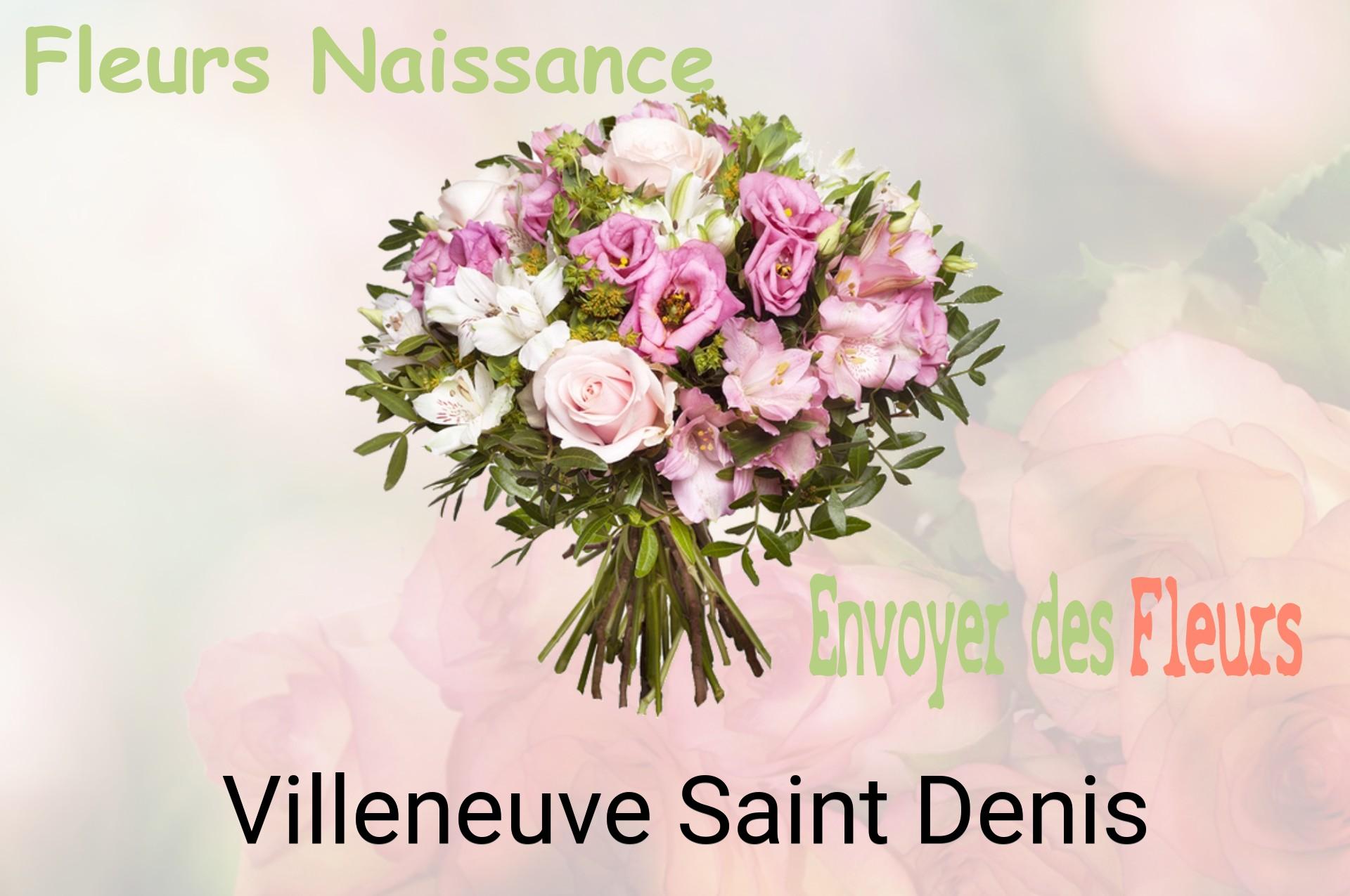 Bouquet de fleurs de naissance livré à Villeneuve-Saint-Denis